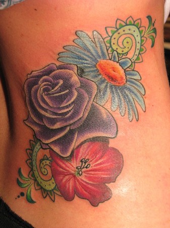 Tanya's Hell City Flowers by Kristel Oreto: TattooNOW